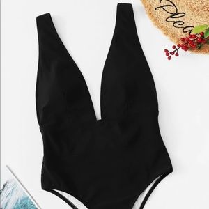 Low Back plunge bathing suit